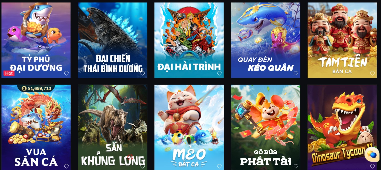 Hiện nay có rất nhiều game bắn cá trực tuyến thu hút người chơi