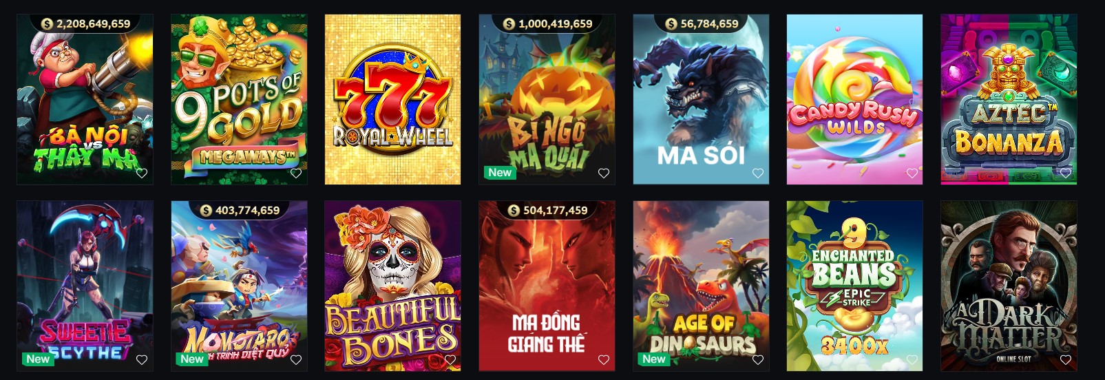 Game nổ hũ thu hút với nhiều thể loại