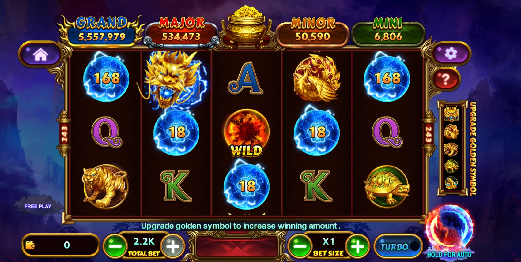 Nổ hũ Tứ Linh là slot được xây dựng dựa trên chủ đề Tứ Linh trong thần thoại Á Đông