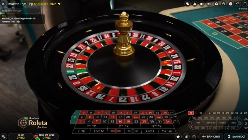 Roulette Fanvip - Khám phá vòng quay hấp dẫn, thắng lớn dễ dàng 2 Bàn cược Roulette với nhiều loại cược khác nhau